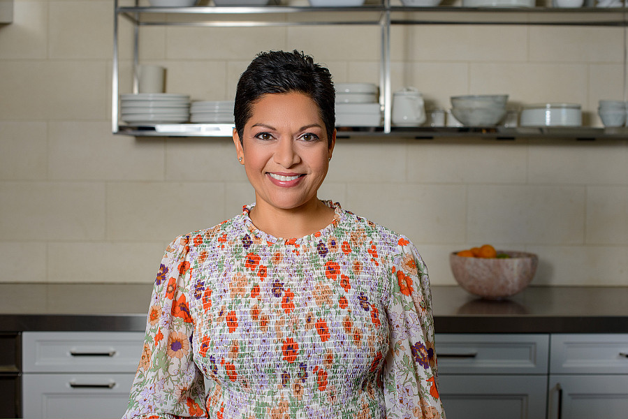 Long before she was a best-selling cookbook author and host of PBS's Indian as Apple Pie, Anupy Singla '90 was just a student c...