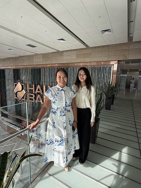 Dinara Nurdaulet '28, a finance and computer science double major, spent her internship analyzing real data in the Soft Collection Departmen