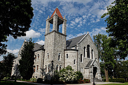 Bomberger Hall from afar