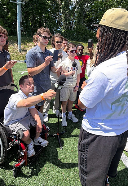Jesse Cherone interviewing Makai Lemon
