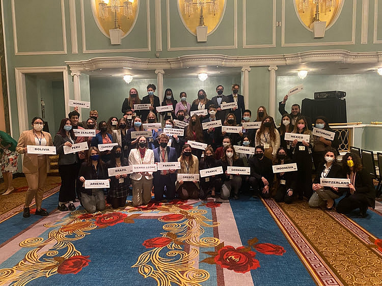 Recent Model UN delegation.