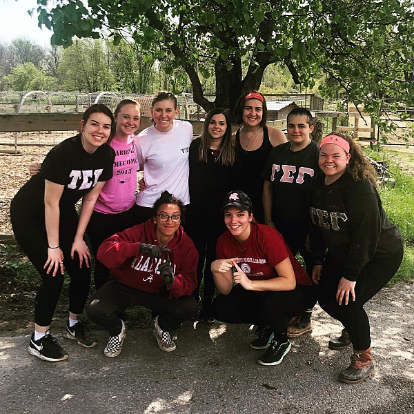 When alumnus Rob Teti '95 needed volunteers at his animal sanctuary and learning center Chenoa Manor located in Chester County, our Tau S...