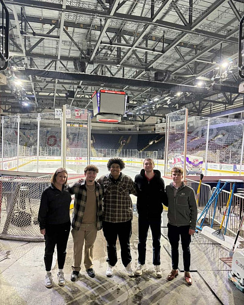 students at Reading Royals shadowing