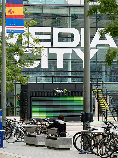 MediaCityUK building in Salford, Manchester,