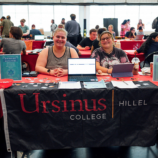 Hillel at activities fair