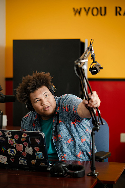 Tune in! Join the staff of the campus radio station - WVOU- located in Ritter Hall and always looking for new DJs.