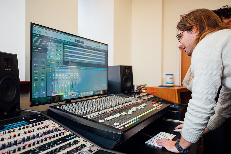In the Music and Design (MxD) Recording Studio music technology majors  learn in a live recording setting and can produce high-quality or...