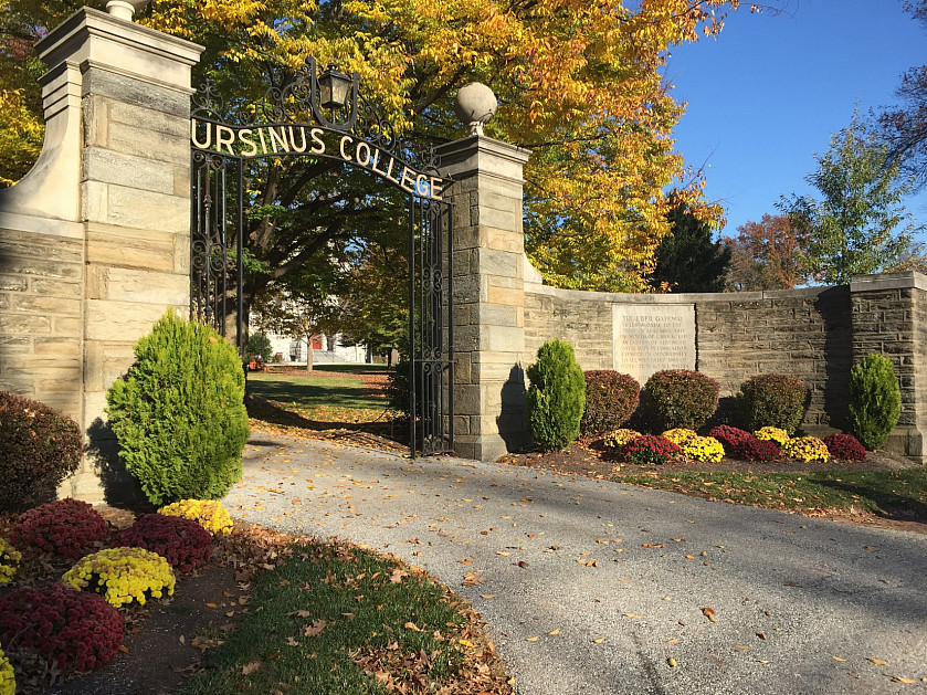 Eger Gateway on this beautiful fall day in Collegeville!