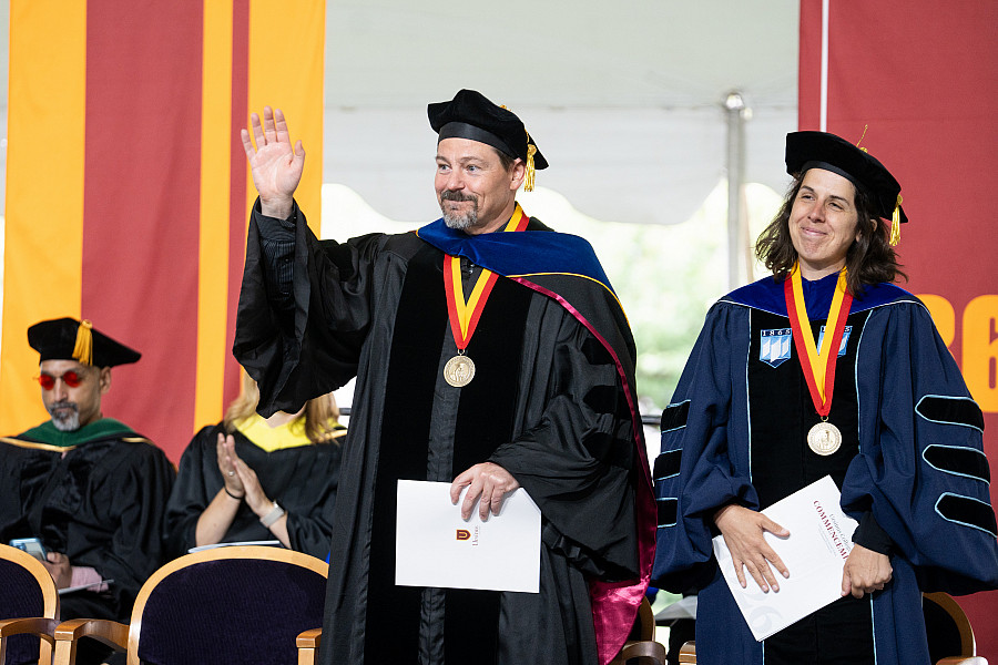 faculty award winners at commencment 2026
