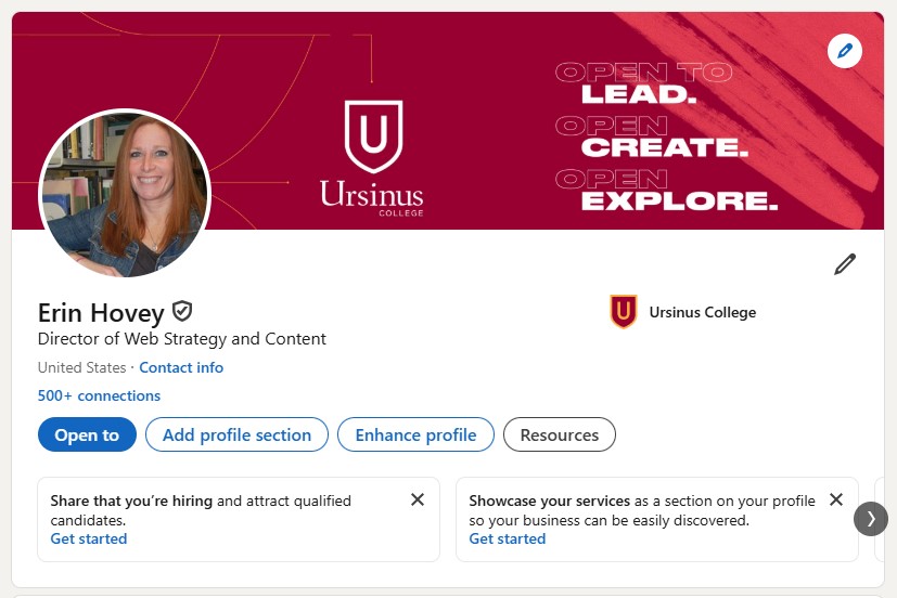 sample LinkedIn banner