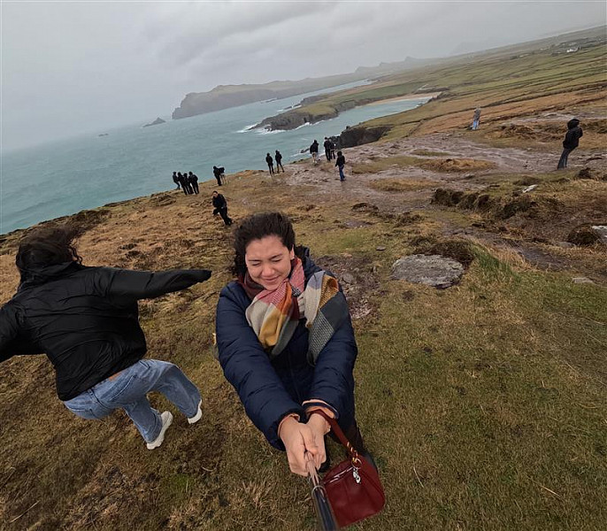 Kate Lloyd '27 abroad in Ireland during the Spring 2026 semester thanks to Ursinus' direct enrollment agreement with the University of Limer